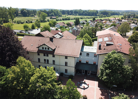 Salzachklinik von Oben