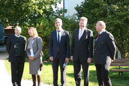 Dr. Rehme, Frau Huber, Bgm. Schild, Minister Huber, Landrat Steinmaßl