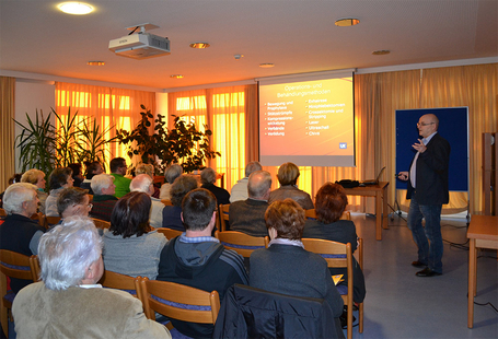 Der Saal war gut besucht